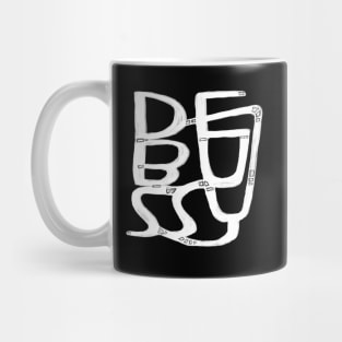 French Composer, Claude Debussy. Mug